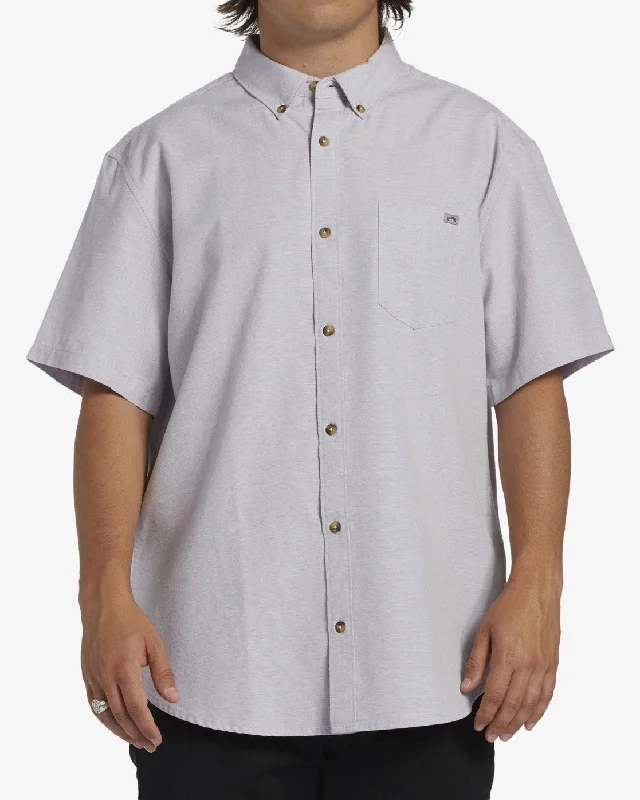 Men's summer gym wear shirt-Billabong Short Sleeve Men's Woven Shirts