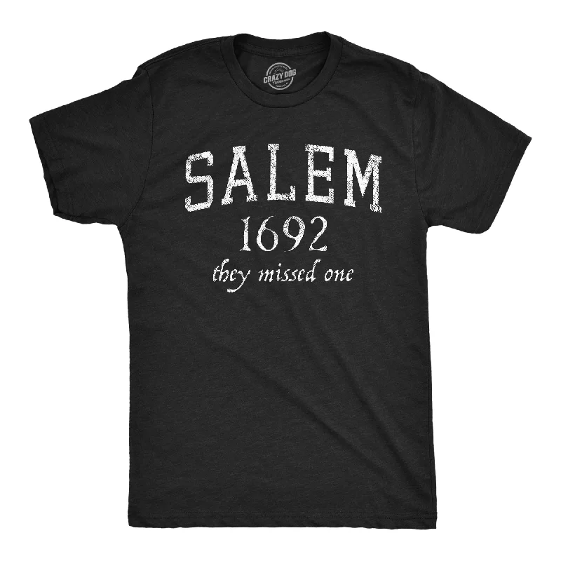 Men's ethical fashion t-shirt-Salem Mass 1692 Men's T Shirt