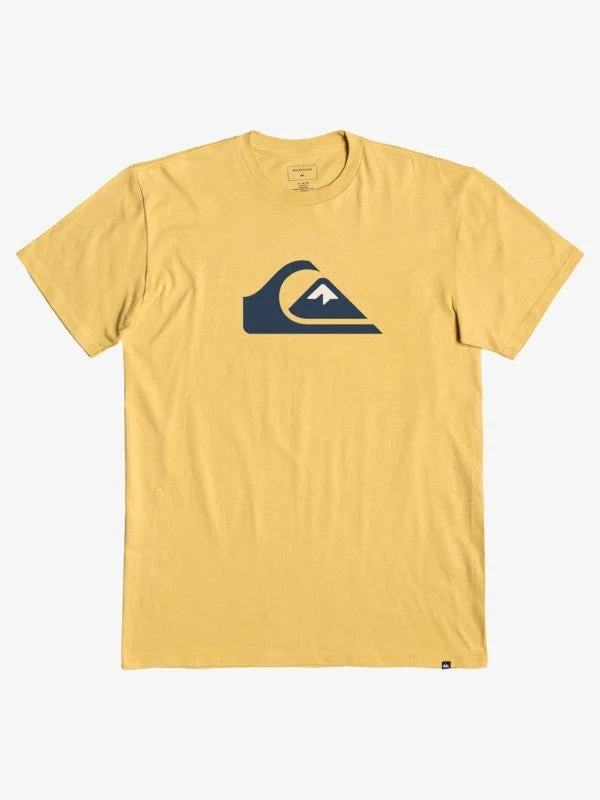 Men's contrast sleeve t-shirt-Quiksilver Men's T-Shirts Short Sleeve