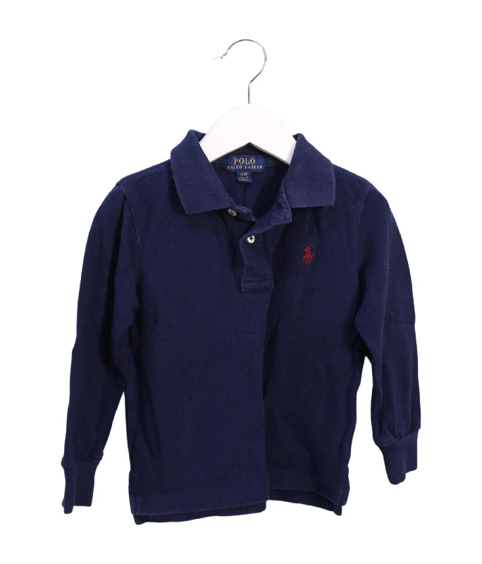 Men's fashion-forward casual polo shirt-Polo Ralph Lauren Long Sleeve Polo 3T