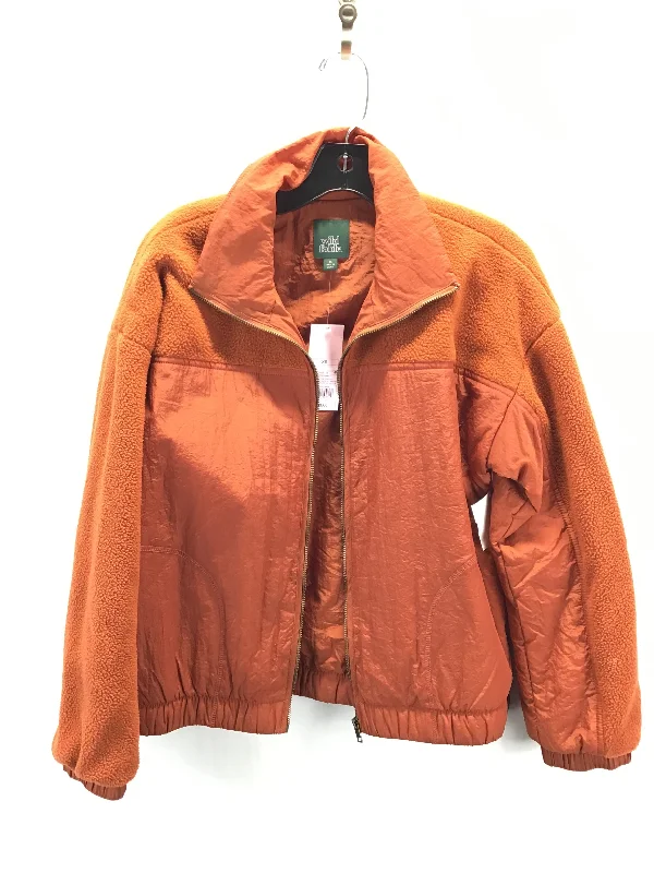 Men's tech-inspired raincoat-Jacket Other By Wild Fable In Orange, Size: Xs