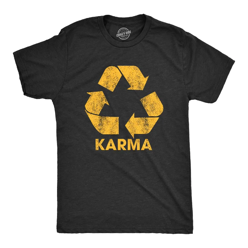 Men's activewear t-shirt-Karma Recycler Men's T Shirt