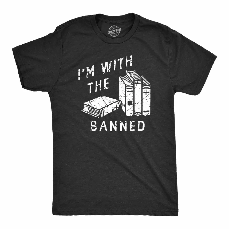 Men's ethical fashion t-shirt-Im With The Banned Men's T Shirt