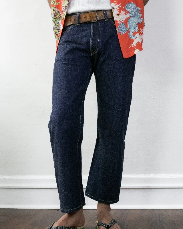 Men's fashion-forward gym pants-Japanese Repro Selvedge Denim Jeans, Real McCoy's Brand - 34 x 34