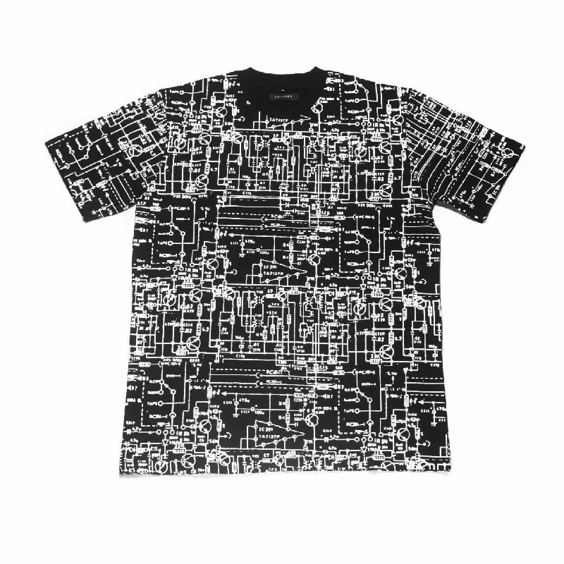 Men's outdoor adventure t-shirt-Replicator 3 - Black