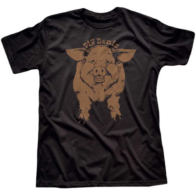 Men's eco-conscious t-shirt-Pig Benis T-shirt