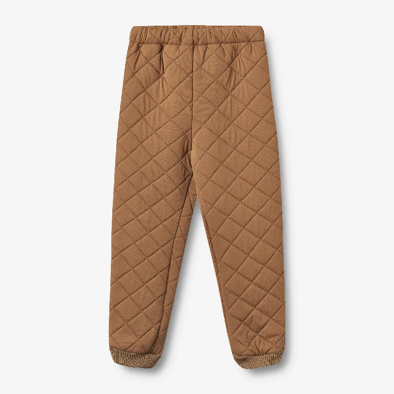 Men's weather-resistant work pants-Thermo Pants Alex - caramel