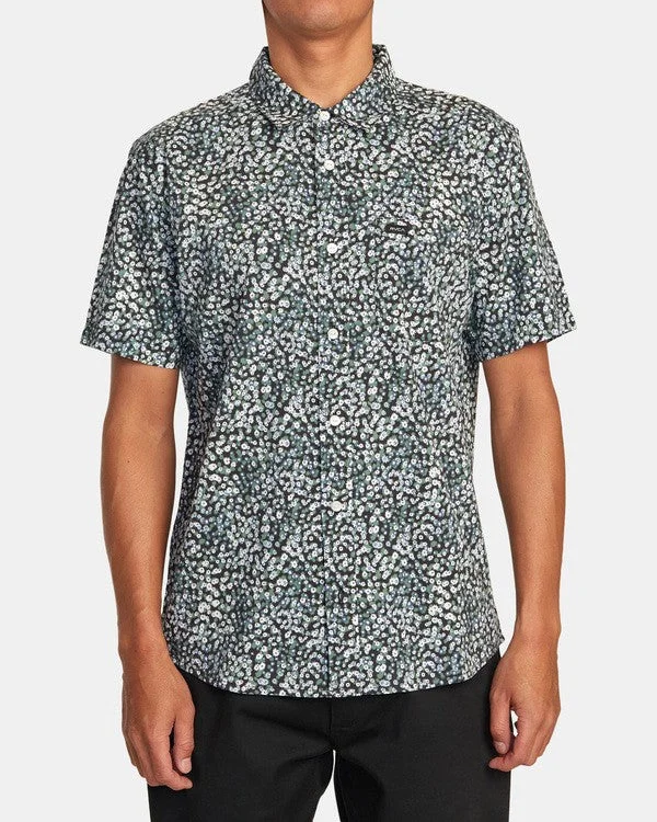 Men's eco-conscious dress shirt-RVCA Short Sleeve Men's Woven Shirts