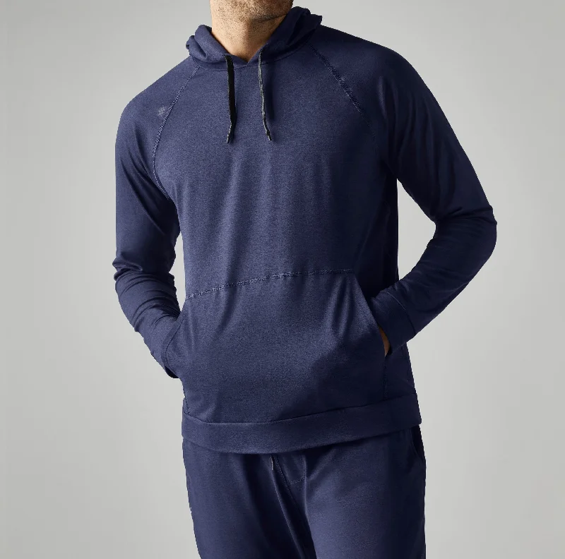 Men's relaxed fit workout hoodie-Rhone OOO Hoodie