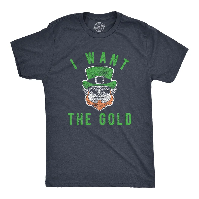 Men's activewear t-shirt-I Want The Gold Men's T Shirt