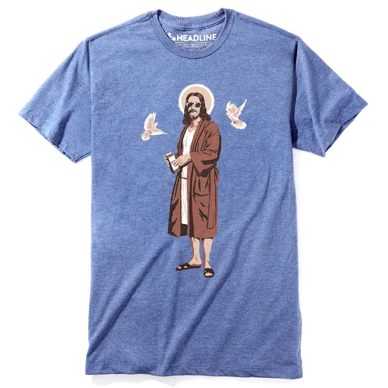 Men's avant-garde t-shirt-Dude Jesus T-Shirt