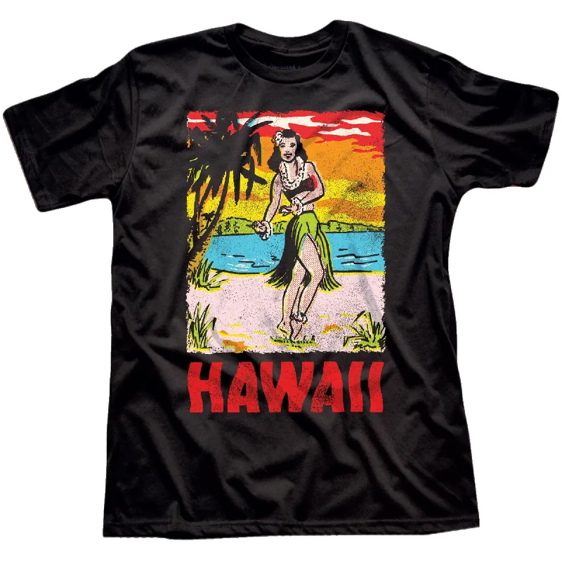 Men's climate-control t-shirt-Hawaii Hula Girl T-Shirt