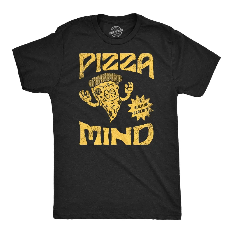 Men's activewear t-shirt-Pizza Mind Men's T Shirt