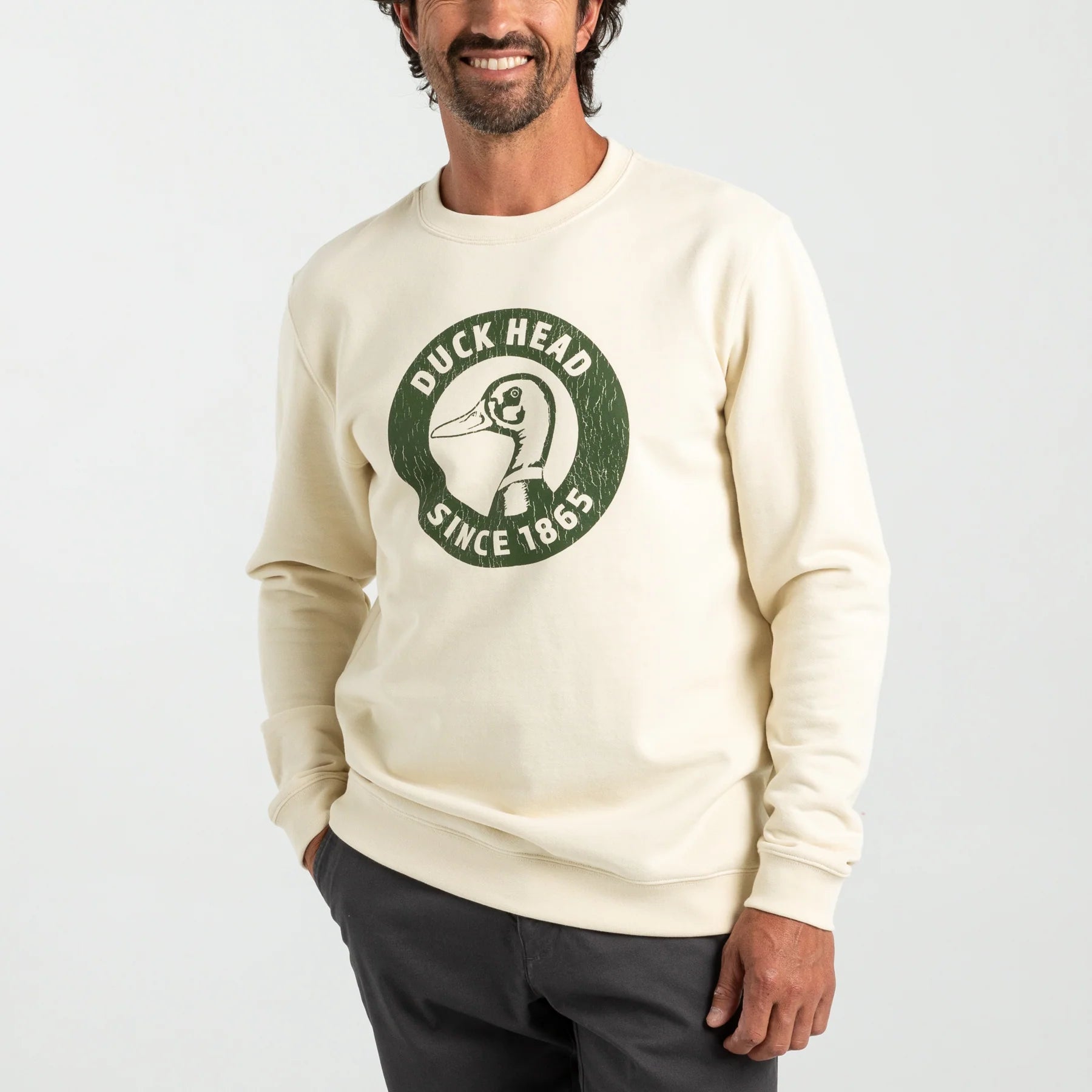 Men's biking sweater-Nostalgia Crewneck