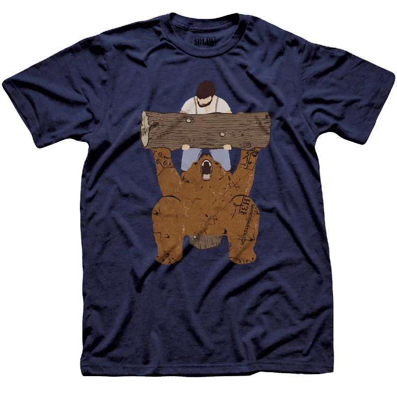 Men's beach-ready t-shirt-Bear Spotting T-Shirt