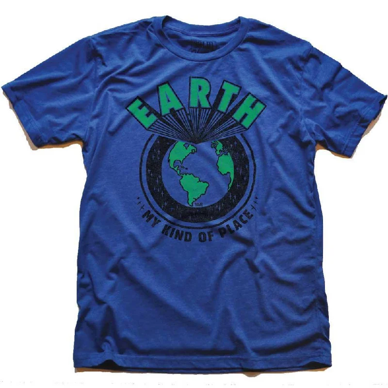 Men's artisanal t-shirt-Earth My Kind of Place T-shirt