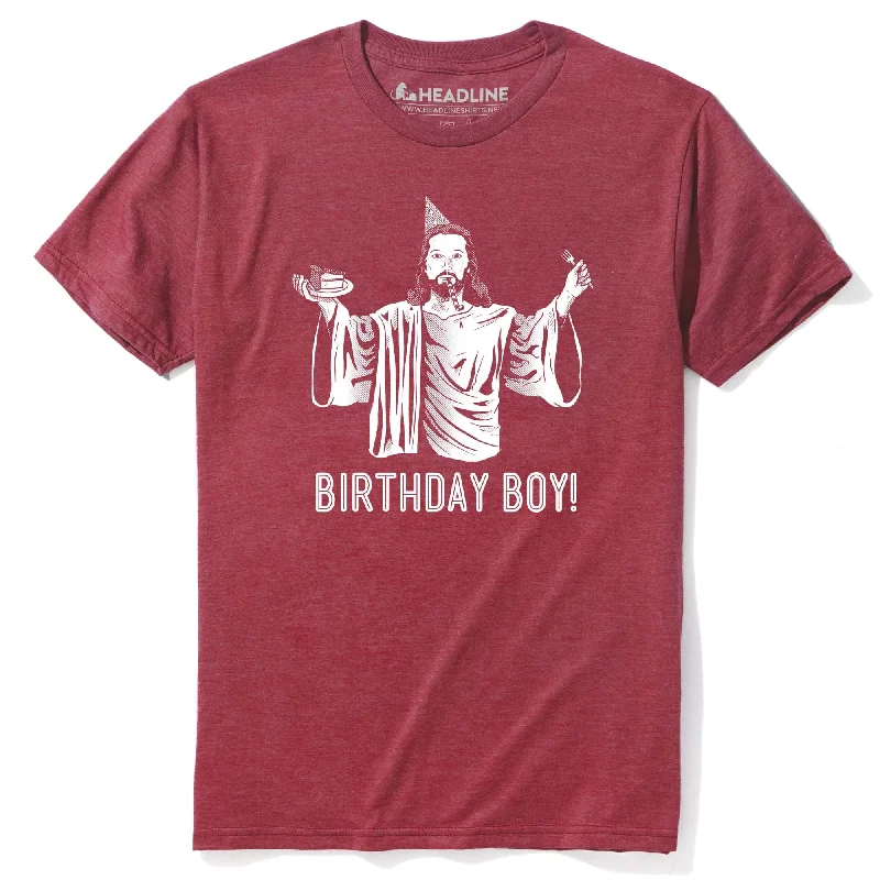 Men's comfort stretch t-shirt-Birthday Boy T-Shirt