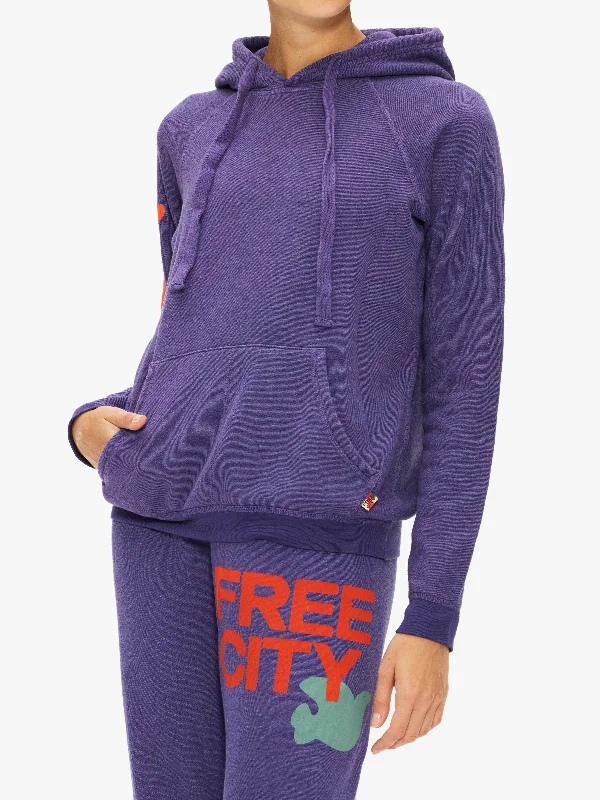 Men's quick-dry gym hoodie-Free City Circa '99 Neighbor Hood Lets Go Fluff Hoodie