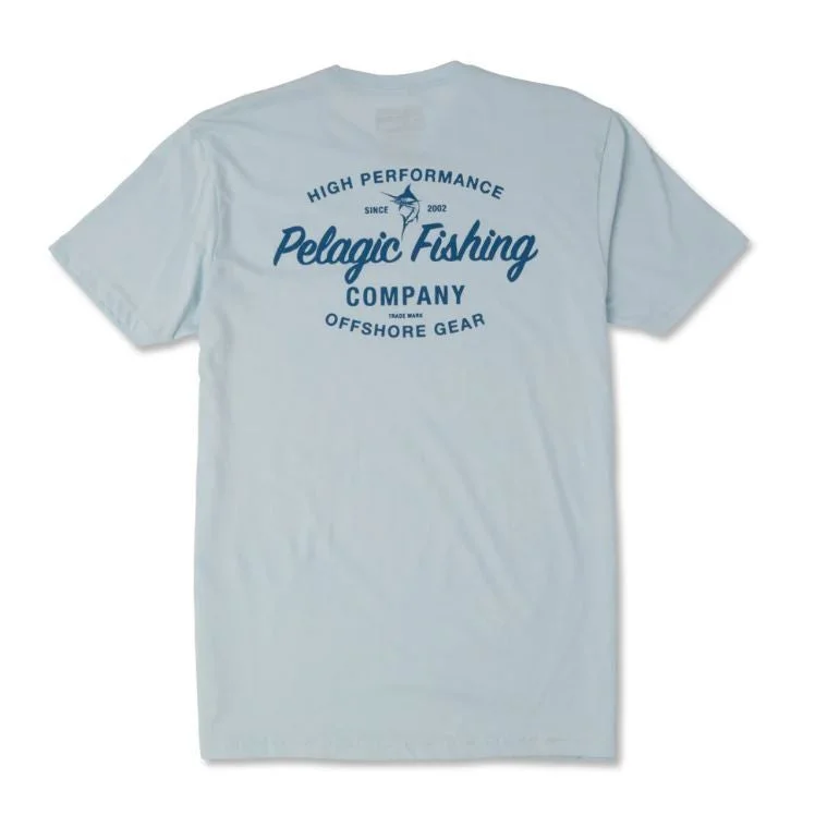 Men's minimalist t-shirt-Pelagic Men's T-Shirts Short Sleeve