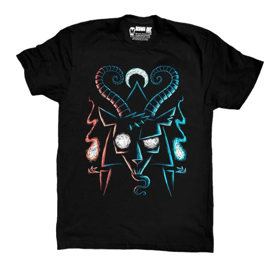 Men's breathable gym wear shirt-Baphomet's Curse Men Tshirt