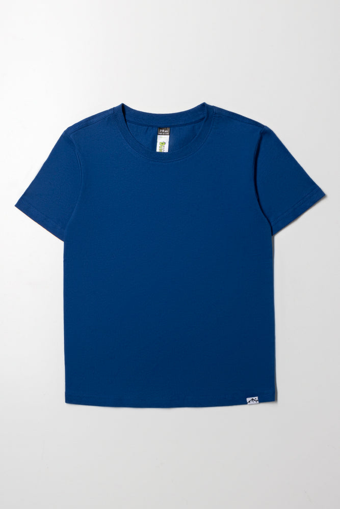 Men's jogger fit t-shirt-Short Sleeve T-Shirt Blue