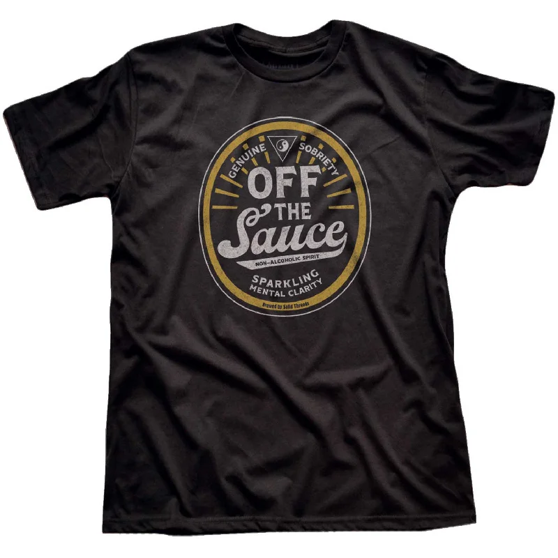 Men's laid-back t-shirt-Off the Sauce | Supports Addiction Treatment T-shirt