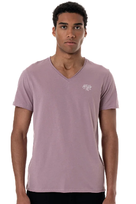 Men's outdoor adventure t-shirt-Branded T-Shirt _ 151873 _ Berry