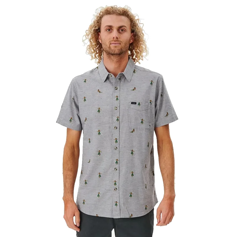 Men's sporty office wear shirt-Hula Breach S/S Shirt