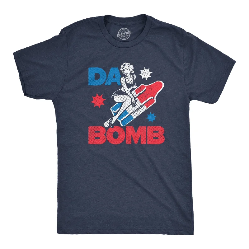 Men's avant-garde t-shirt-Da Bomb Men's T Shirt