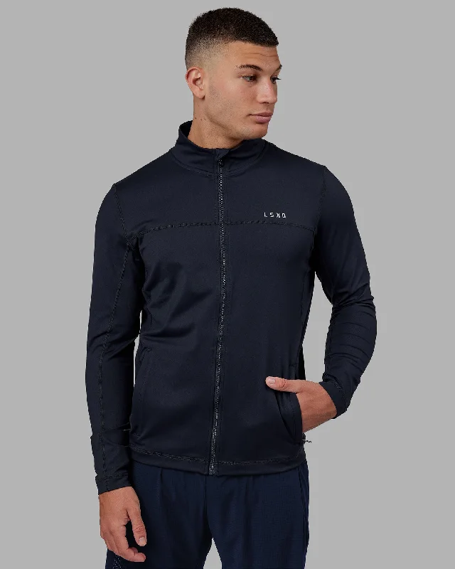 Men's fashion-forward field jacket-Stride Zip Through Performance Jacket - Navy