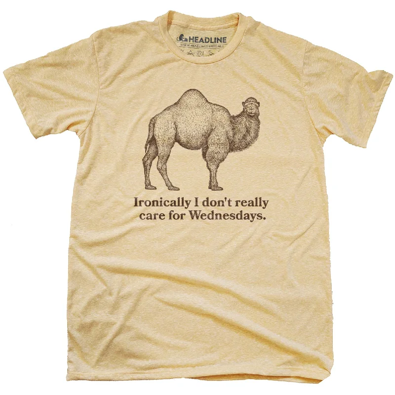 Men's avant-garde t-shirt-Ironic Camel T-Shirt