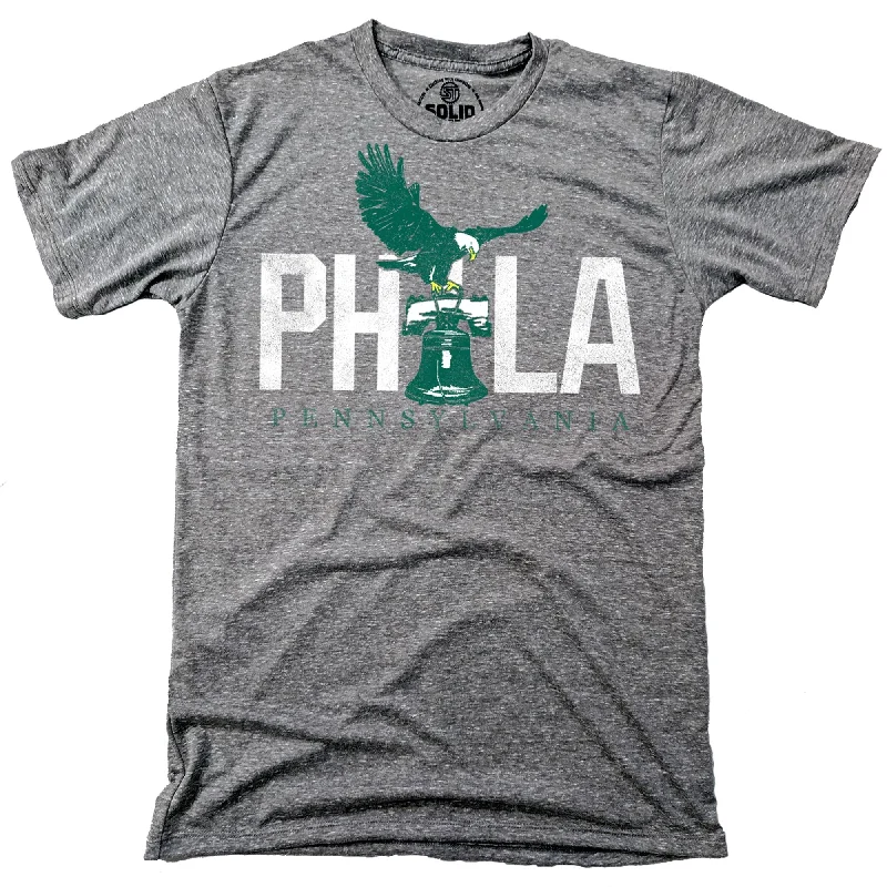 Men's beach-ready t-shirt-Philly Eagle T-Shirt