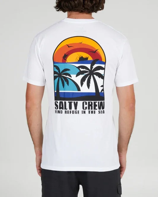 Men's minimalist t-shirt-Beach Day Premium S/S Tee