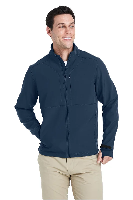 Men's breathable running jacket-Spyder Mens Touring Full Zip Jacket - Frontier Blue