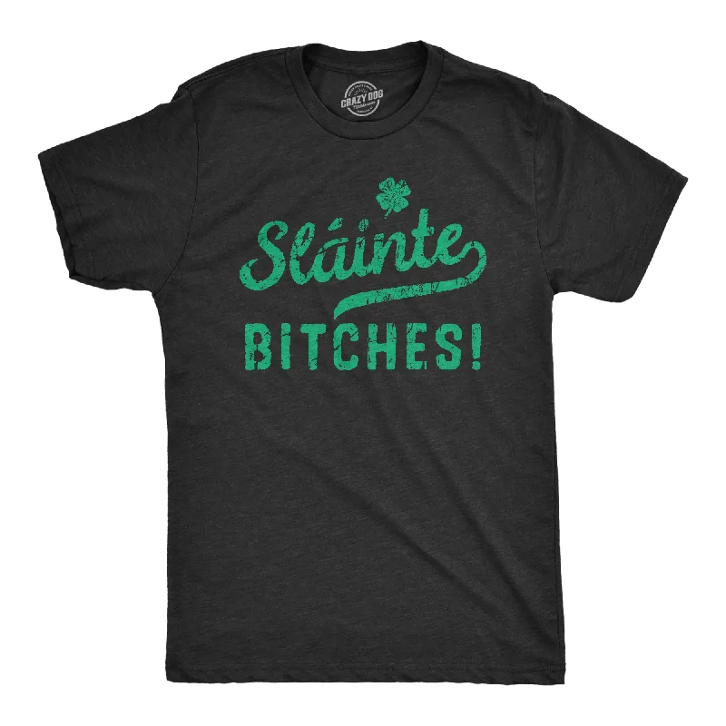 Men's biodegradable t-shirt-Slainte Bitches Men's T Shirt