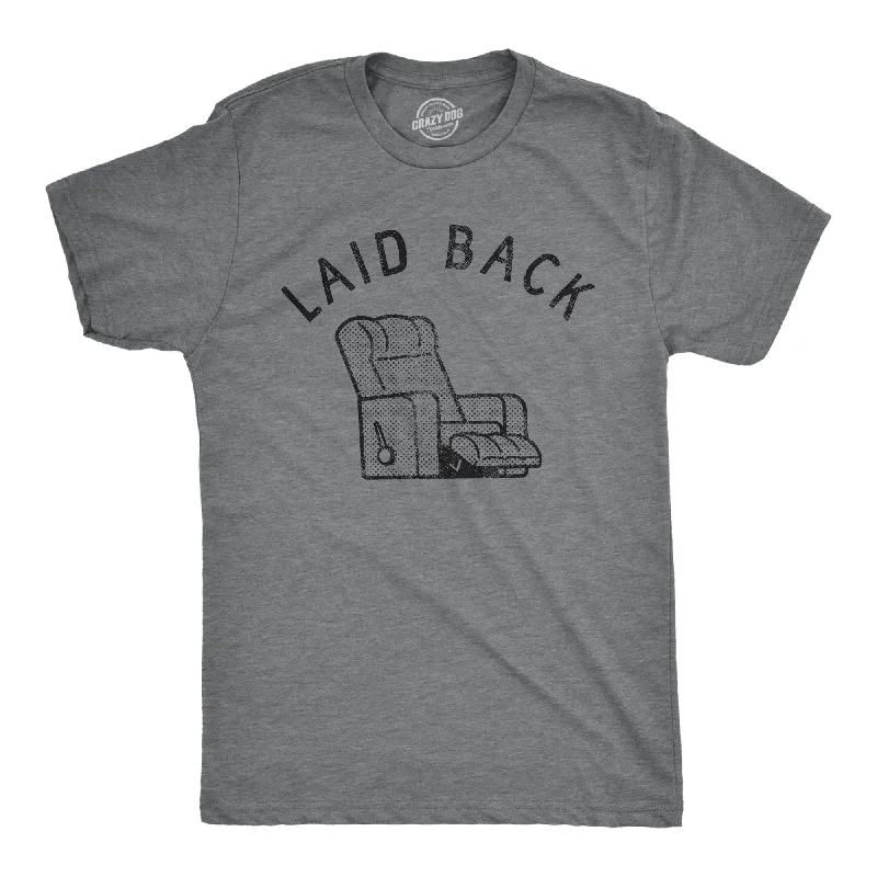 Men's biodegradable t-shirt-Laid Back Men's T Shirt