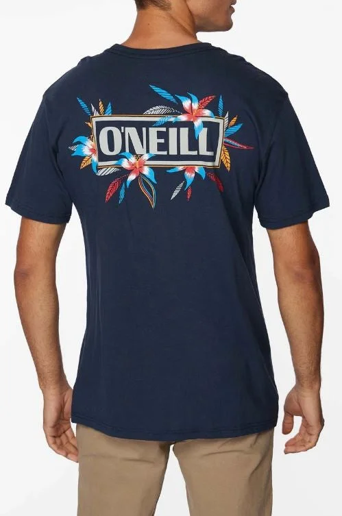 Men's contrast sleeve t-shirt-O'neill Men's T-Shirts Short Sleeve