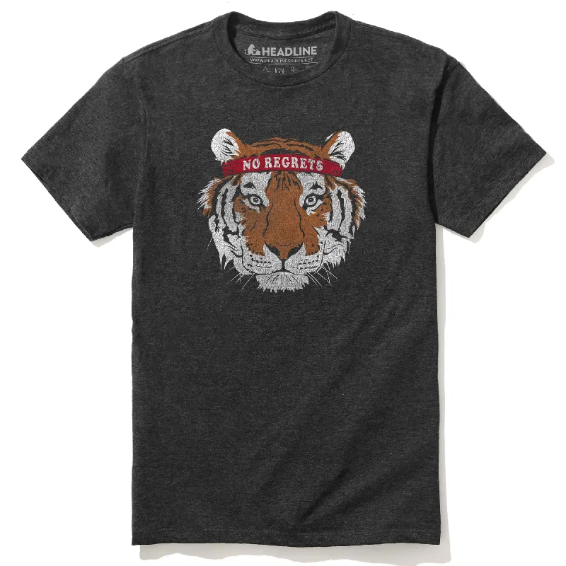 Men's ethical fashion t-shirt-Motivational Tiger T-Shirt