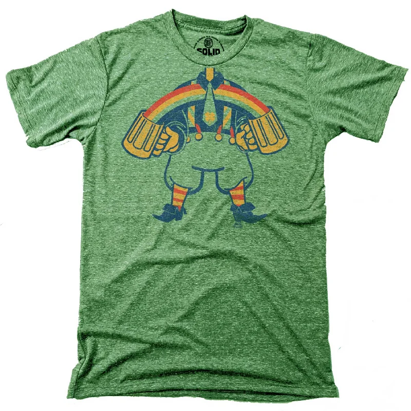 Men's activewear t-shirt-Rainbow Leprechaun T-shirt