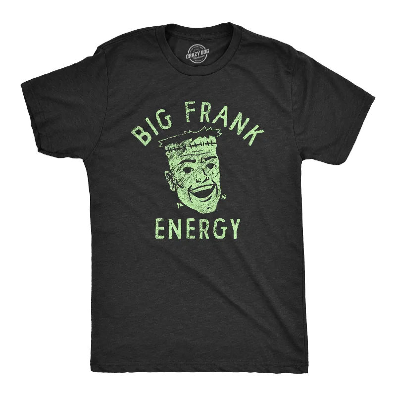 Men's inspiring graphic t-shirt-Big Frank Energy Men's T Shirt