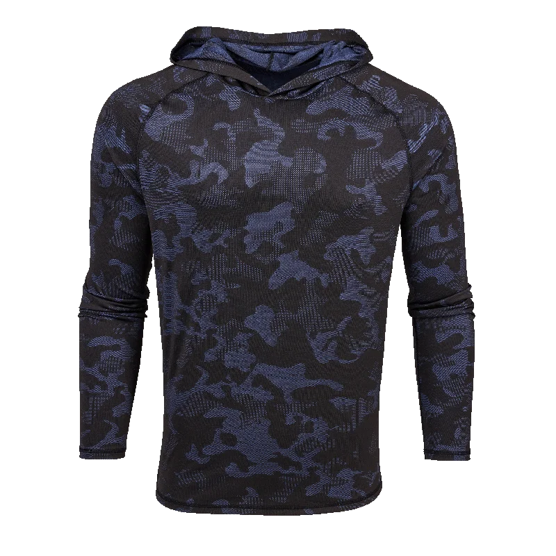 Men's cooling workout hoodie-Camo Kennebec Sport Hoodie