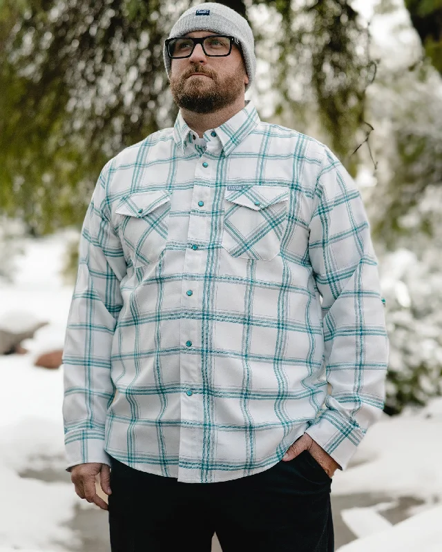 Men's performance office shirt-Whistler Flannel