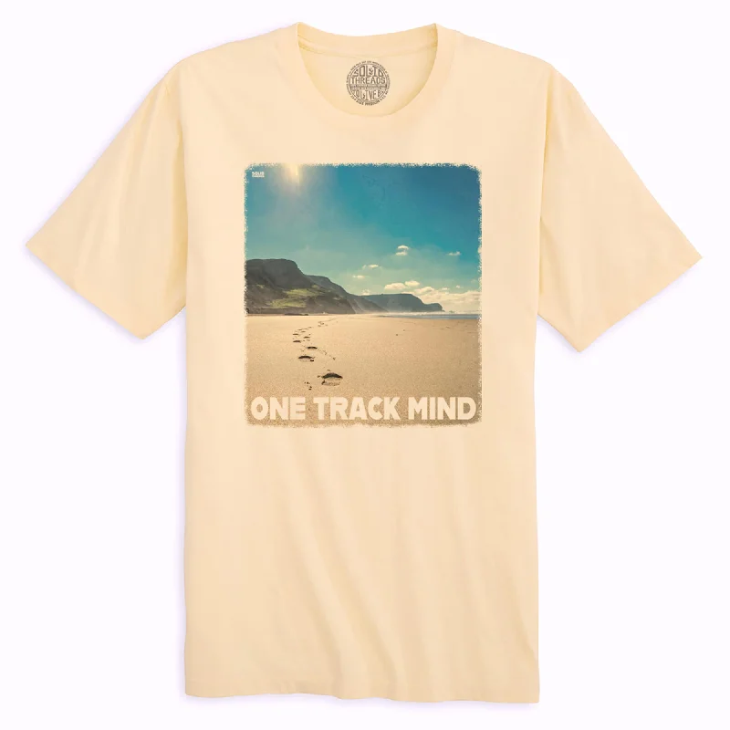 Men's luxury blend t-shirt-One Track Mind Organic Cotton T-shirt