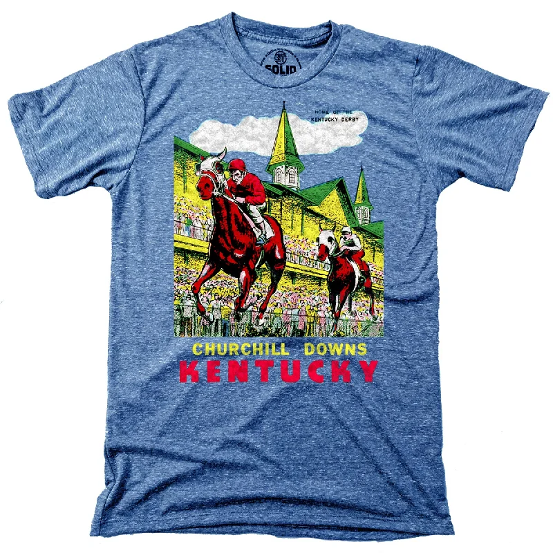 Men's comfort stretch t-shirt-Churchill Downs T-Shirt