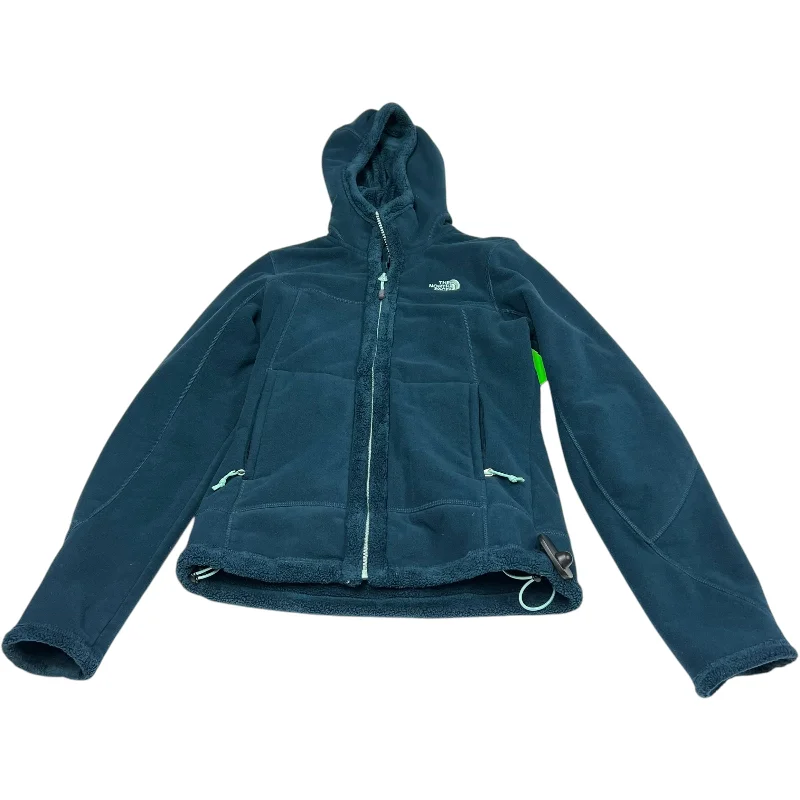 Men's weather-resistant anorak-Jacket Fleece By The North Face In Teal, Size: Xs