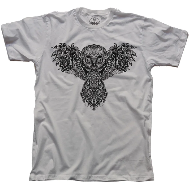 Men's casual fit t-shirt-Majestic Owl T-Shirt