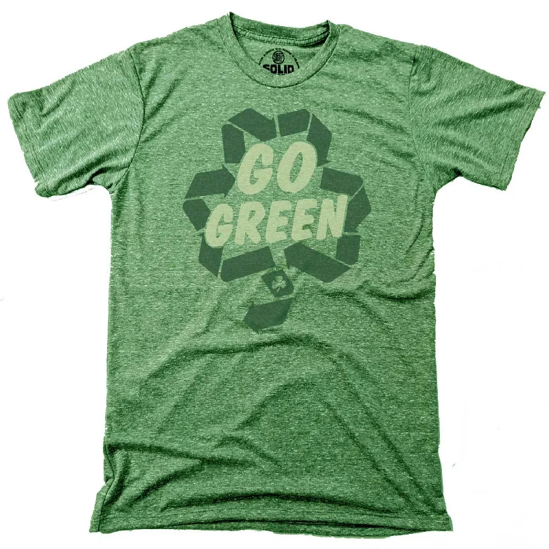 Men's climate-control t-shirt-Go Green T-shirt