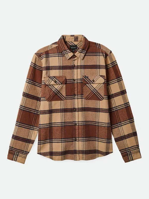 Men's sustainable office wear shirt-Bowery Heavy Weight Flannel