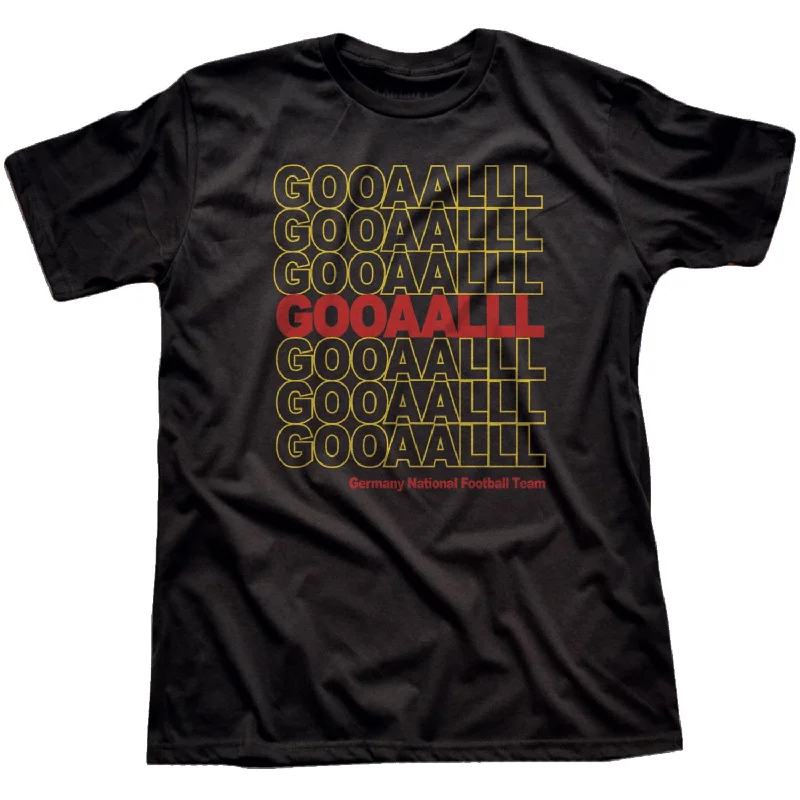 Men's artisanal t-shirt-Germany Soccer Gooaalll T-shirt