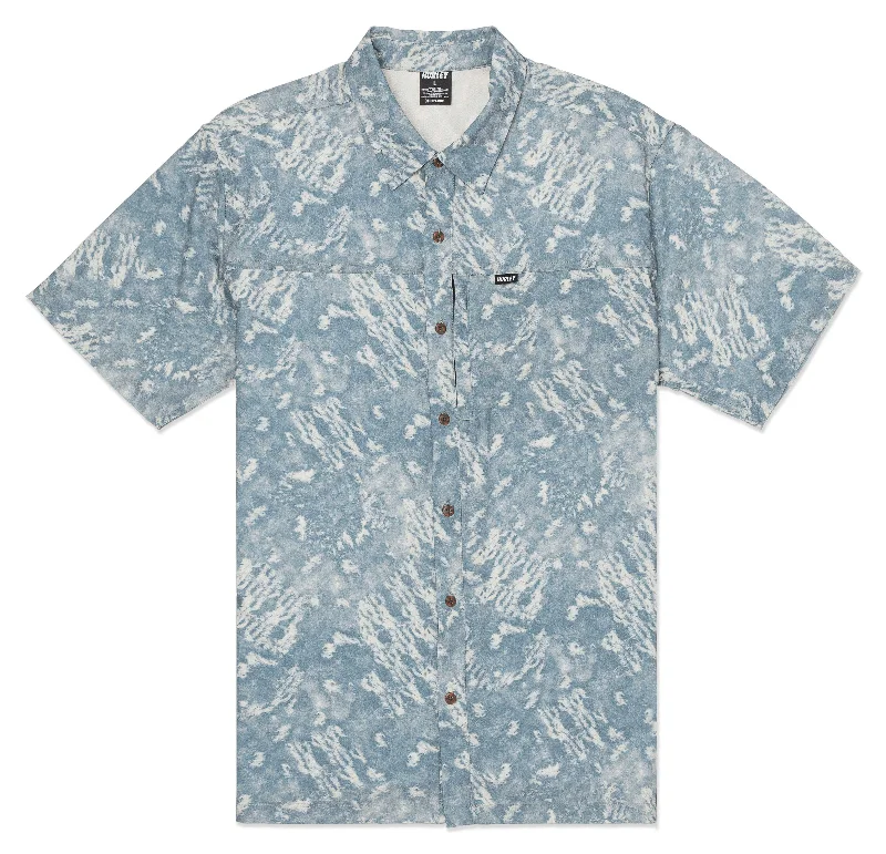 Men's breathable dress shirt-Hurley Short Sleeve Men's Woven Shirts H2O-Dri